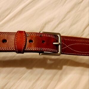 Amish Handmade Heavy Duty Work Tool Belt with Figure 8 Stitching 36